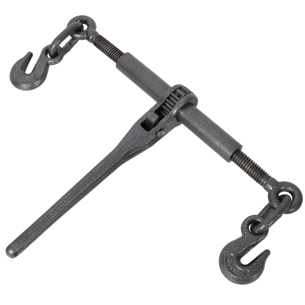Heavy-Duty Ratchet Binders with Adjustable Hooks & 9200lbs Load Capacity - 4-Pack Black