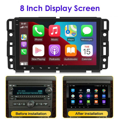 2+64G Android 13 Car Stereo for Pontiac Torrent 2007 2008 2009 with Wireless CarPlay Android Auto, 8 Inch IPS Touchscreen Car Radio Player Audio Receivers Headunit with GPS Navigation SWC Mirror Link