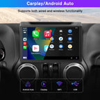 Car Radio for Jeep Wrangler JK 2007-2018, 8 Core+64GB, Backup Camera