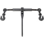 4-Pack Ratchet Load Binders 5/16"-3/8" G70 Hooks - 9200 Lbs Working Load, 33000 Lbs Break Strength, Adjustable Length, Red Powder Coat, Black