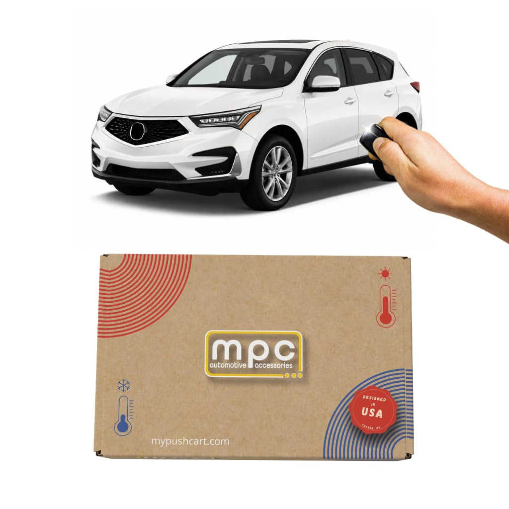 MPC Factory Remote Activated Remote Start Compatible with Acura RDX 2016-2018 Push-to-Start - Plug-in T-Harness - Firmware Preloaded