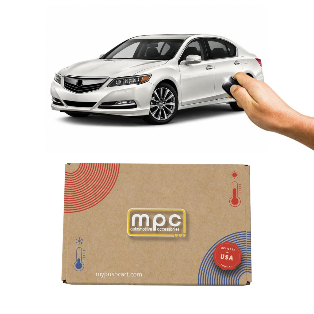MPC Factory Remote Activated Remote Start Compatible with Acura RLX 2016-2017 - Push-to-Start - Plug-in T-Harness - Firmware Preloaded