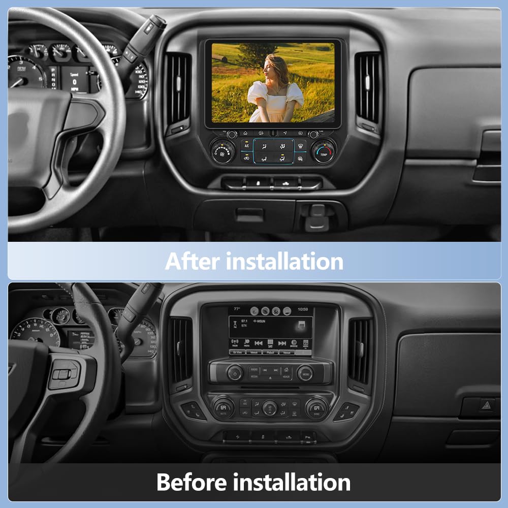 AWESAFE 11.5'' Car Radio Stereo for Chevy Silverado GMC Sierra 2014-2018