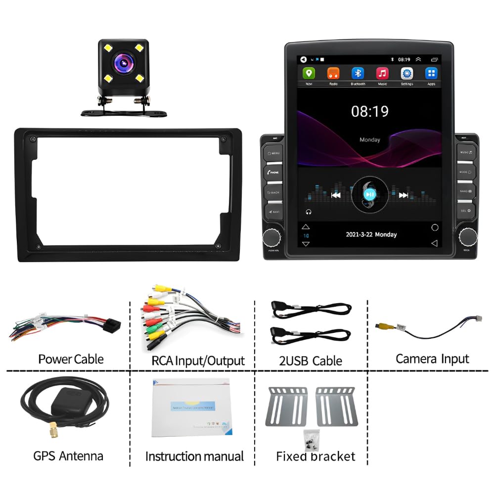 9.7" Double Din Car Stereo Radio for para Ford Expedition 2007-2014