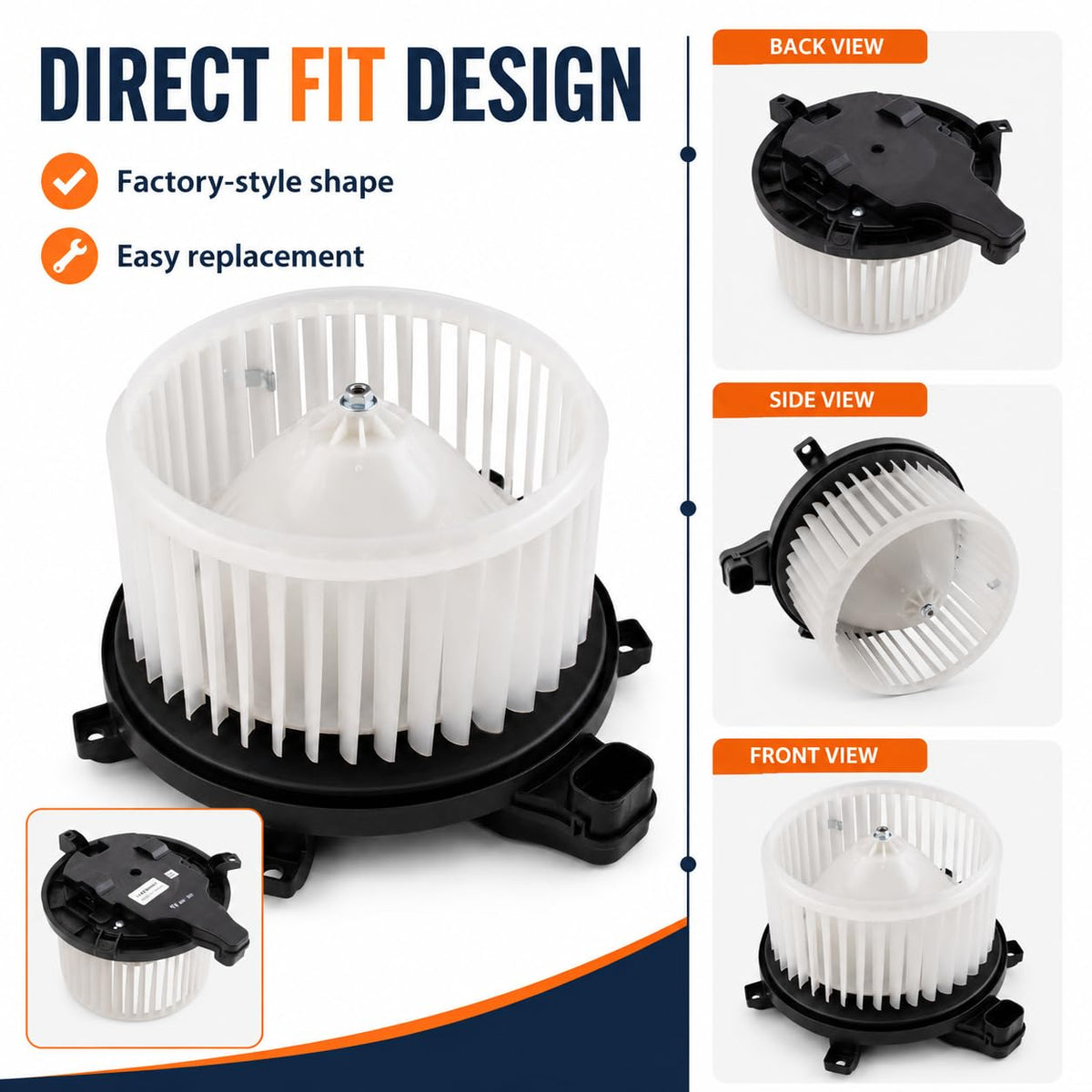 Front HVAC Blower Assembly for Nissan 2022-2025