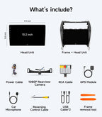 Car Stereo Radio for Toyota Camry 2012-2014, Wireless CarPlay Android Auto
