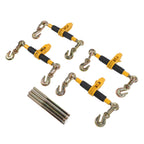 12,000lbs Ratchet Load with Detachable Handle, Anti Slip, Proof, 360° Rotation for Transportation, (5/16-3/8)