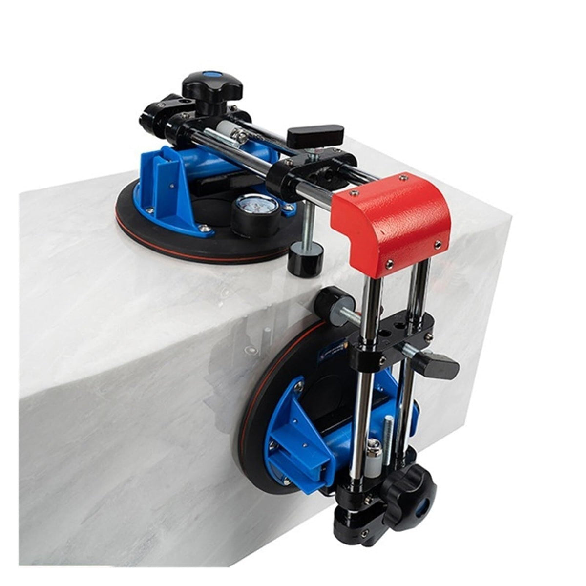 Stone Seam Setter 90 Degree Internal and External Right Angle Seamless Splicing Leveler for Quartz Slabs, Granite(Black)