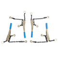 2500LBS Ratchet Chain Binder 4pc Cargo Load Tightener for 1/4"-5/16" Chain