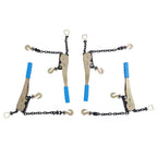 2500LBS Ratchet Chain Binder 4pc Cargo Load Tightener for 1/4"-5/16" Chain