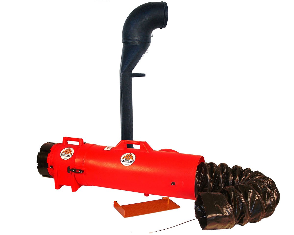 Air Systems CVFEX15KIT 8" Explosion-Proof Contractor Ventilation Kit, 15' Conductive Duct