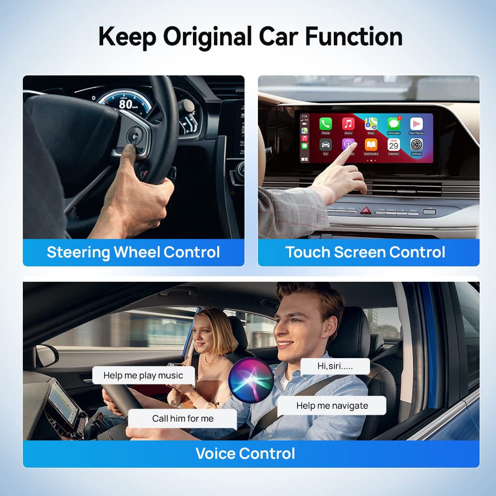 Carlinkit Tbox Plus Wireless CarPlay AI Box, 8GB+128GB Aibox