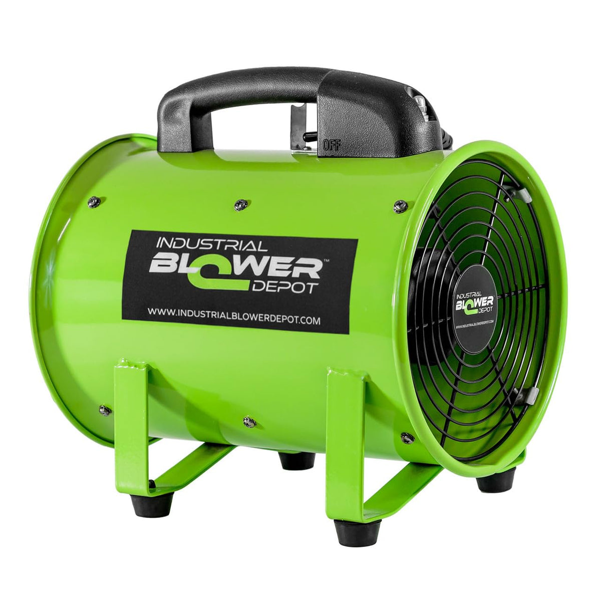 BIM12-DOP1225 Metal Blower Kit with 25' Ducting 2.200CFM & 3/4HP | No Tools Required to Put kit Together | Super Quiet, UV Resistant | Certified Quality & Reliability