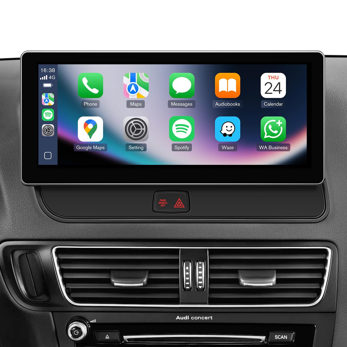 10.25" CarPlay Radio for Audi Q5 SQ5 (09-17) Concert & Symphony