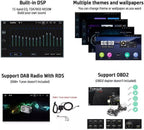 2+64G 7" Double Din Car Radio Stereo for Dodge Grand Caravan 2008-2020 / Dodge Nitro 2007-2012 Android 14 with Wireless & Wired Carplay Android Auto，GPS Navigation/SWC/Backup Camera+MIC