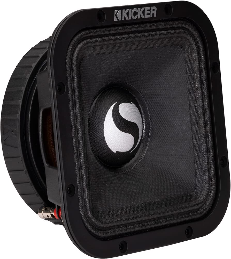 Kicker 49ST9MR8 9" Street Series Square Mid-Bass, Pair, 8ohm (Renewed)