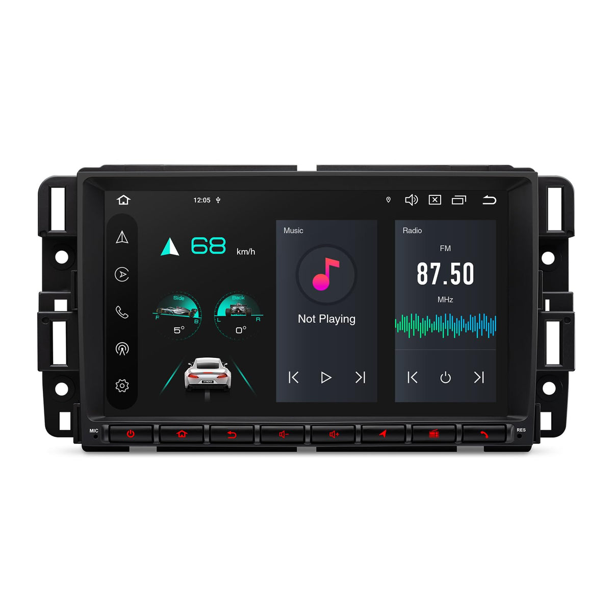 XTRONS Android 14 Car Stereo for GMC Chevy Buick, 8" Touch Screen Head Unit with 4+64GB, Built-in Wireless CarPlay & Android Auto, 4G LTE Global Compatible, AKM DSP, Gyroscope & Backup Camera Support