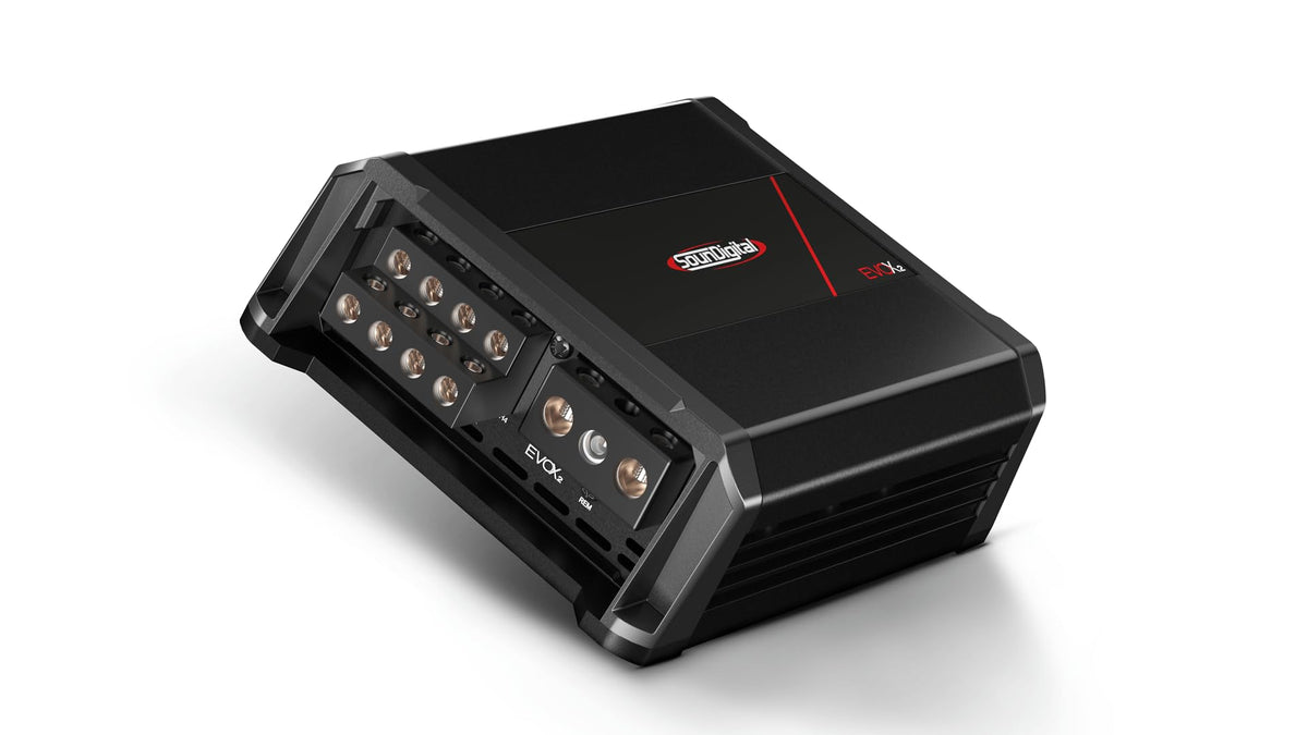 Soundigital 1200.4 EVOX2 4 Channel 4 Ohm 600 Watts RMS Car Amplifier (Renewed)