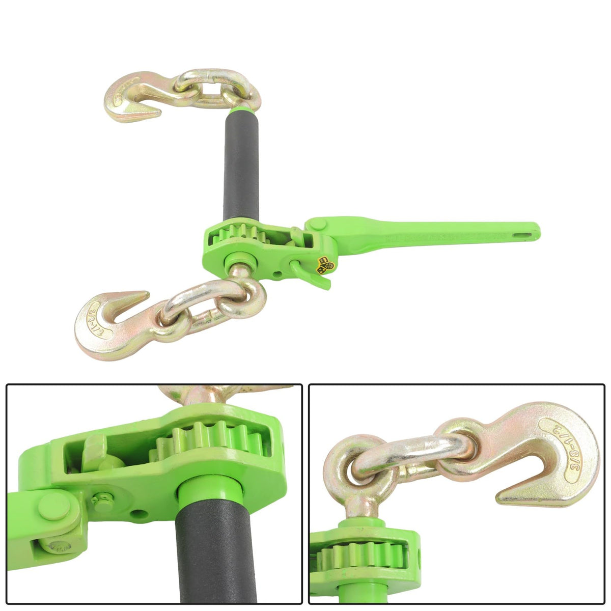 waltyotur 4PCS Foldable Chain Binder 3/8"-1/2" G70 12000lbs
