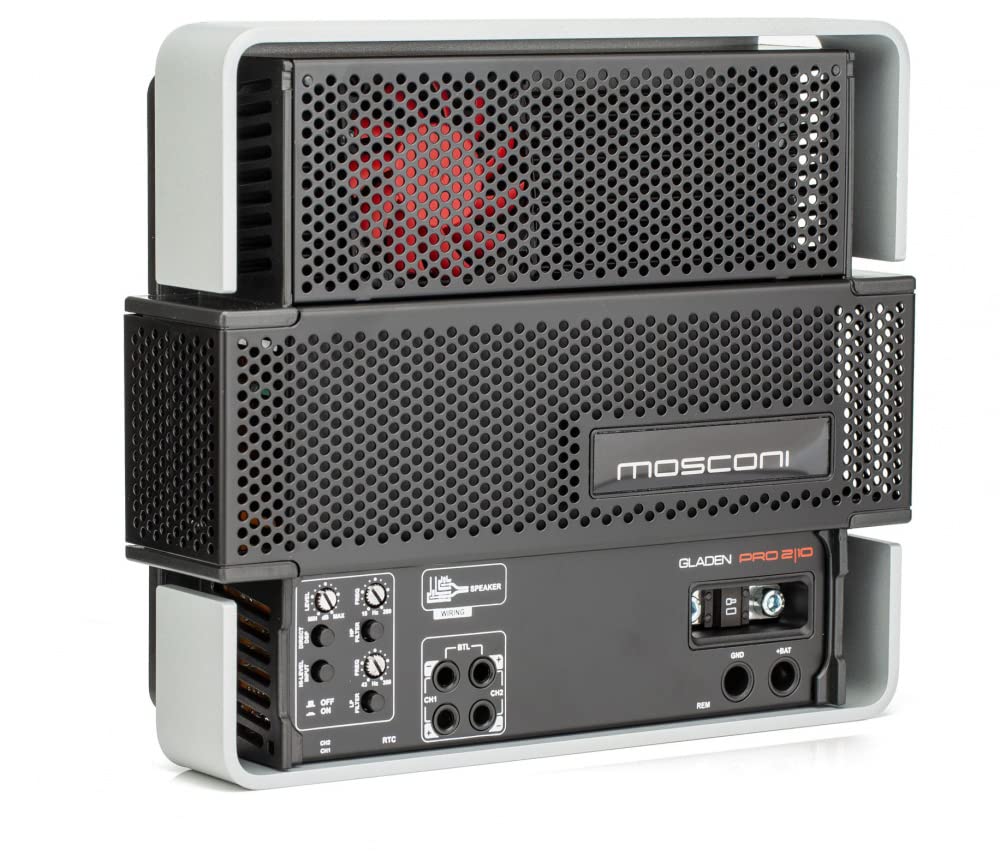 Gladen Mosconi PRO 2 | 10, 2 -Channel Class AB Amplifier (2 X 240w @ 4-Ohms)
