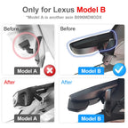 Fitcamx 2K Front and Rear Dash Cam for 2019-2024 Lexus UX 200 250 Luxury F Sport, OEM Factory Style, Dual 1440P+1080P HD Video, WiFi & APP, Loop Recording, Parking Mode, G-Sensor, 64GB Card