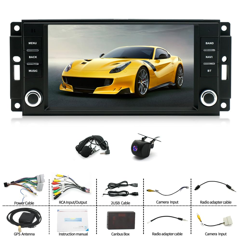 2G+64G 7 Inch Car Radio Upgrade for Chrysler Town & Country 2011-2016