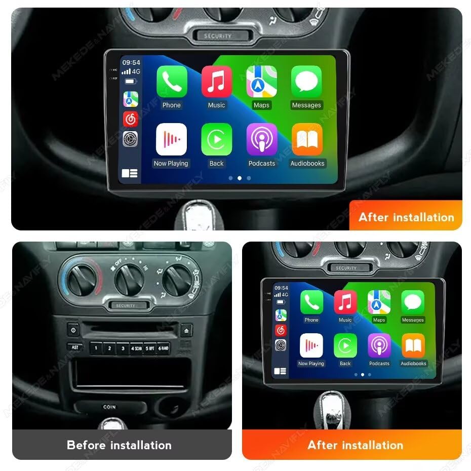 Radio for Toyota Vitz 1999-2005 Head Unit GPS Touch Screen 2G+64G