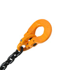 Axle Chain Tie Down with Omega Link 3/8" x 6 FT with Ratcheting Load Binder | Premium Cargo Control Kit | HD (PN: G8CHSL375SOMX6)