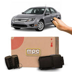 MPC Remote Start Kit Compatible with Ford Fusion 2010-2012 || 1-Way 4-Button Remotes Long Range || Plug & Play || No Wire Splicing || USA Tech Support