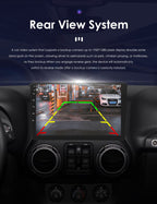 Android 14 Car Radio Stereo for Jeep Wrangler/Jeep Compass/Jeep Liberty/Dodge Ram /, 8 Core 4+32GB 10.1" QLED Touchscreen GPS Navigation Head Unit with CarPlay Android Auto Bluetooth DSP