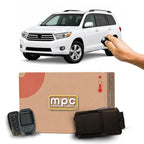 MPC Remote Start Kit Compatible with Toyota Highlander 2008-2010 || 2-Way 1-Button Remotes Long Range || Semi Plug & Play || No Wire Splicing || USA Tech Support