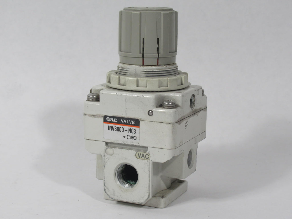 SMC IRV3000-N03 Vacuum Regulator 3/8" NPT -100-1.3kPa