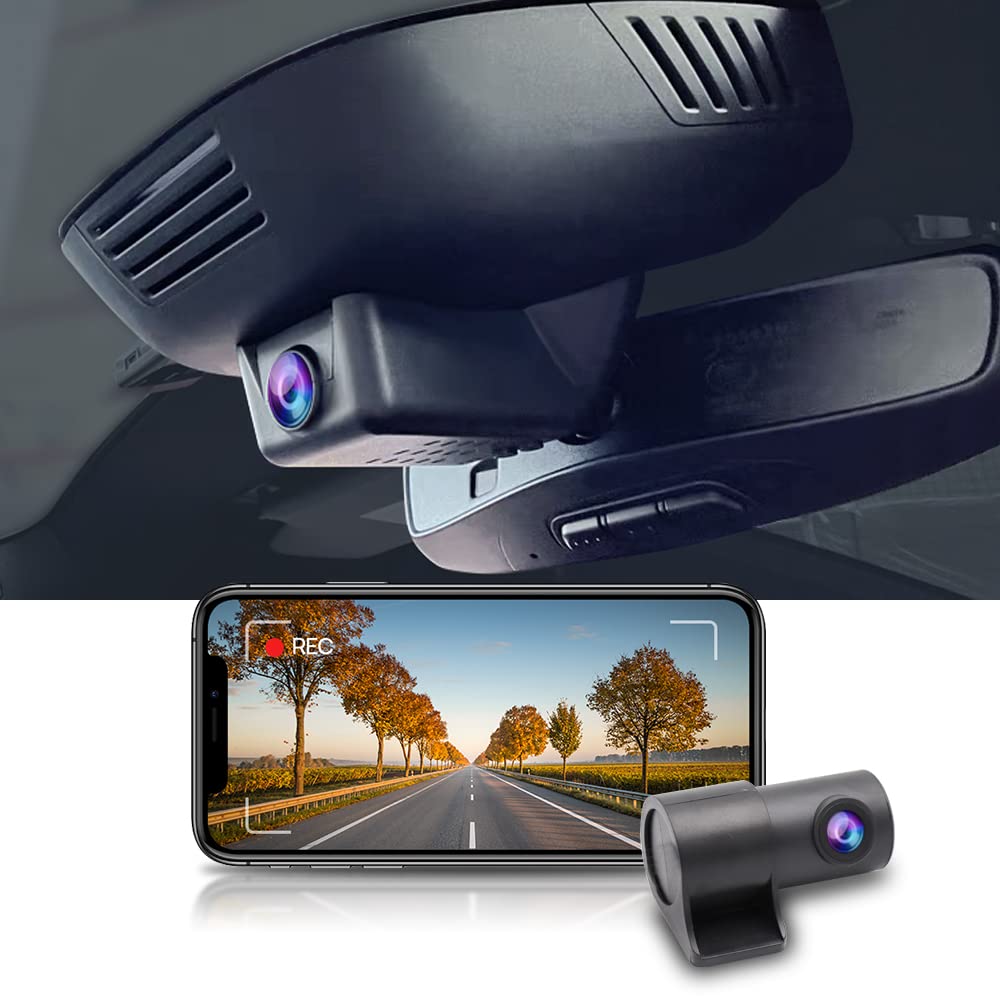 Fitcamx 4K Dash Cam Suitable for Polestar 2 2021-2027, Integrated OEM Style