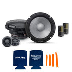 Alpine R2-S65C 6.5 in Two-Pair Component Speaker Bundle