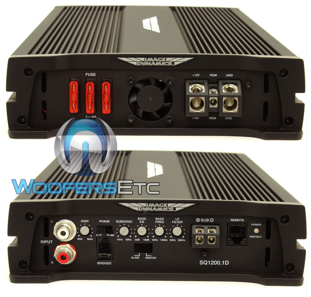 Image Dynamics SQ1200.1D Monoblock 1200 Watts RMS SQ Series Amplifier