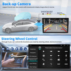 2+64G Android 14 Double Din Car Stereo Radio for Ford Focus 2012-2018, 9.7" Touch Screen Car Radio for Focus w/Wireless Carplay Android Auto GPS Bluetooth WiFi RDS DSP SWC Mic Backup Camera