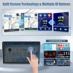 10" Double Din Car Stereo Radio for Cadillac SRX 2004 2005 20006 2007 2008 with Wireless Carplay Android Auto, 2+64G Touchscreen Car Radio GPS WiFi Bluetooth GPS Navigation FM RDS AHD Backup Camera
