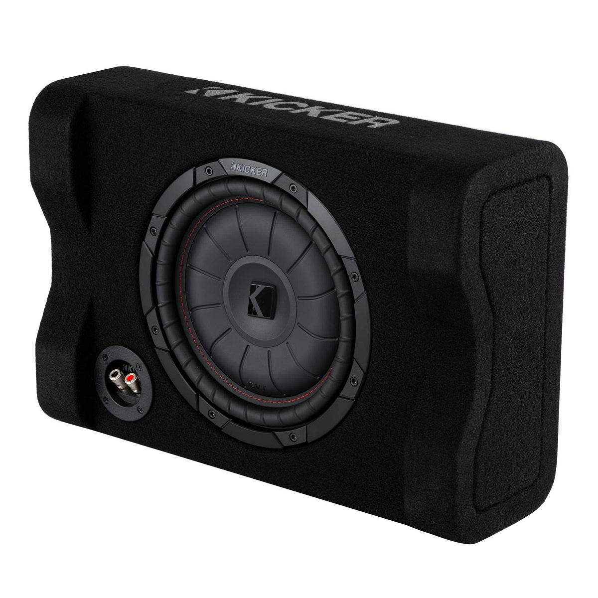 KICKER 48CVTDF102 CVTDF 10" Subwoofer in Down Firing Enclosure, 2-Ohm