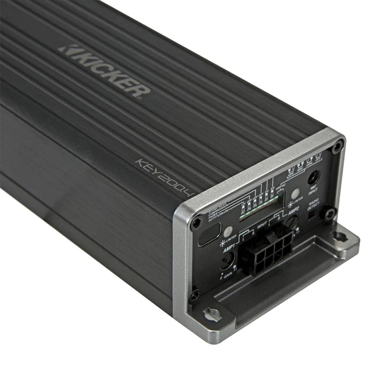 Kicker 53KEY2004 Key 4-Channel DSP Smart Amplifier, 4x50W