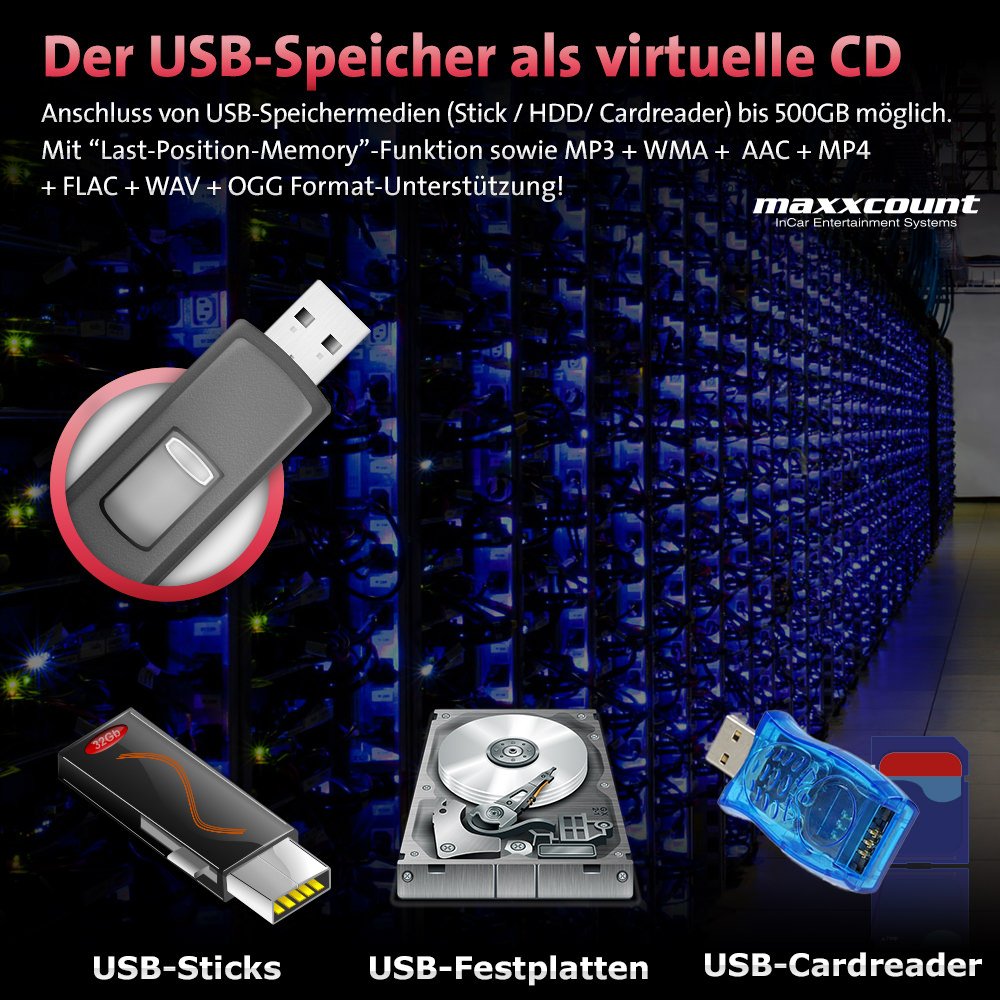 GROM Audio SUB08U3 USB car kit, Compatible with iPhone, Bluetooth, AUX Capable, Compatible with Select* Subaru Cars