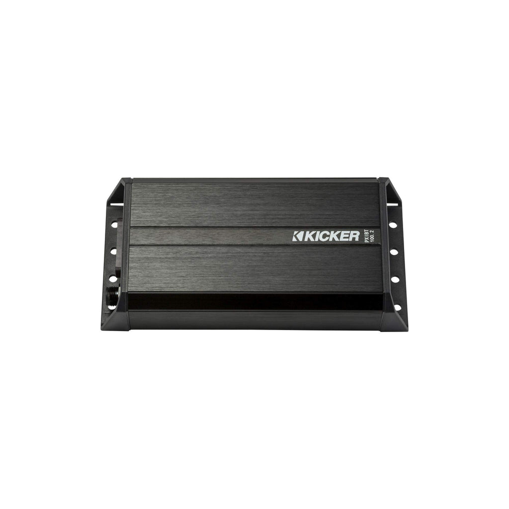 Kicker PXIBT100.2-2x50-Watt Full-Range Amplifier/Controller w/Bluetooth Interface