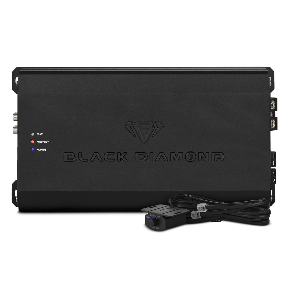 Black Diamond DIA-P1500x1D Car Audio Amplifier Class D 1 Channel Monoblock Amp 1500 Watts RMS, Remote Level Control Included