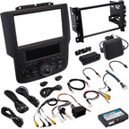 PAC RPK4-CH4101 RadioPRO Integrated Installation Kit with Integrated Climate Controls for Select 2013-2018 RAM Truck and 2019 RAM Classic Vehicles with 4 USB Port Car Charger for Front and Back Seats
