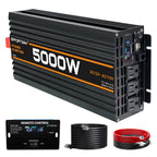 4000W Power Inverter, Inverter 12v to 110v 8000W Peak LCD Display