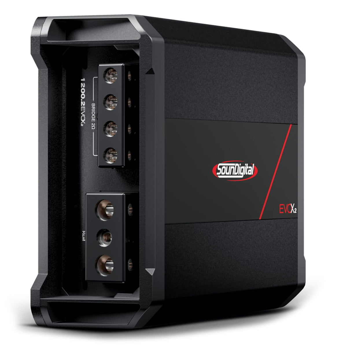 SounDigital EVOX2 1200.2-4 Ohm 2-Channel 1200W RMS Bridged Power Car Amplifier