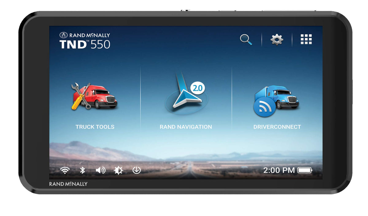 Rand McNally GPS Tablet, 6 Inch, Truck Navigation, Android, Real-Time Traffic, Fleet Management, RANDTAB6