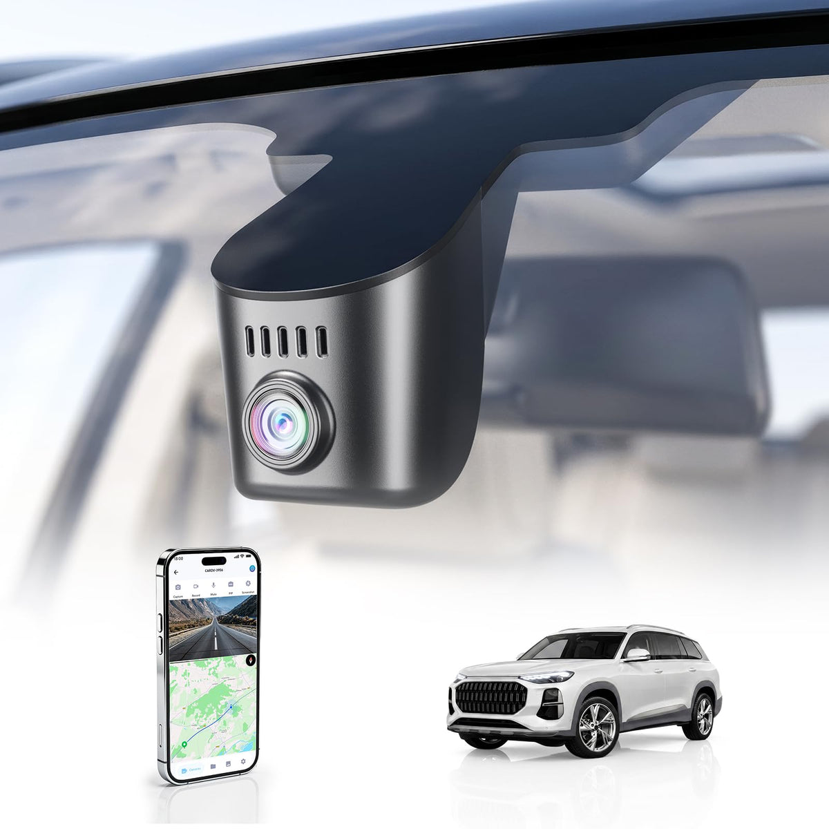 4K & Rear 1080P Dash Cam for Audi 2019-2026(Model A),Integrated OEM Look
