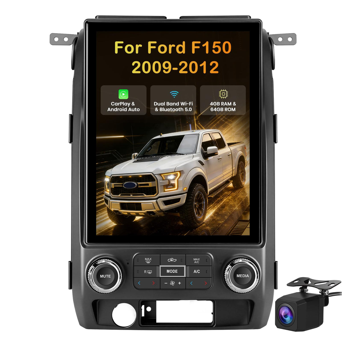 12.1 inch Android 13 Car Radio for Ford F150 2009-2012