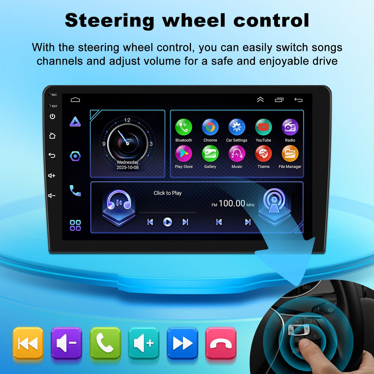 Car Radio Stereo for Toyota Sienna 2015-2018 GPS Navi Head Unit Car Player