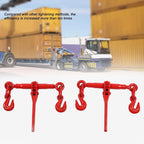 Obstacle Car Towing Rope 1/3TRatchet Load Binder, Steel Forged Lever Binder, for Tensioning Wire Overhead Line, Construction Site Cargo Securing Tool for Flatbed Trailers(3T)